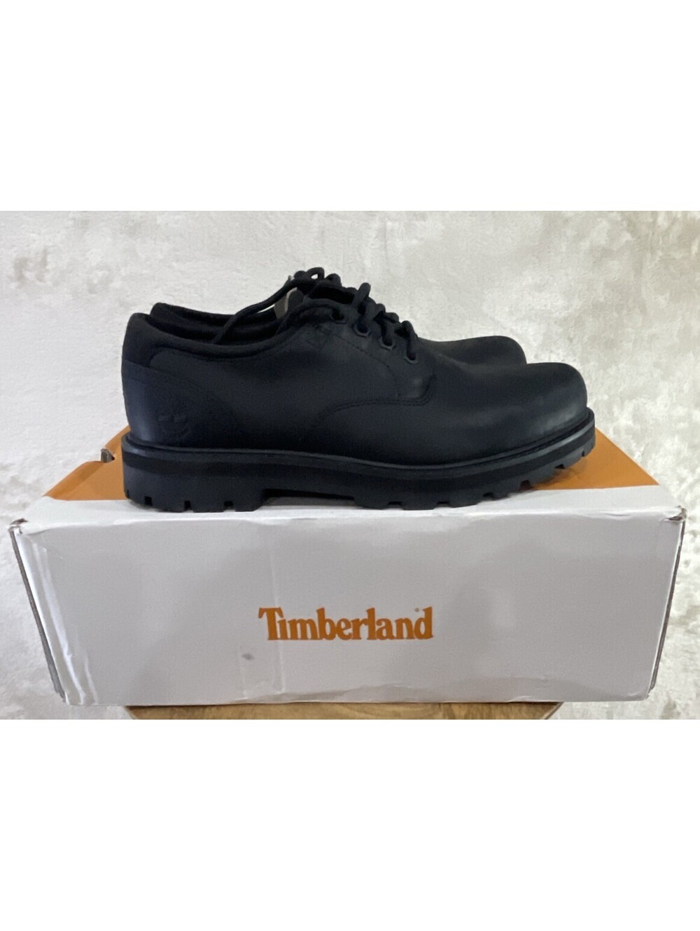 Timberland Men's Britton Road Waterproof Shoe, Black Full-Grain 7M  (NEW IN BOX)